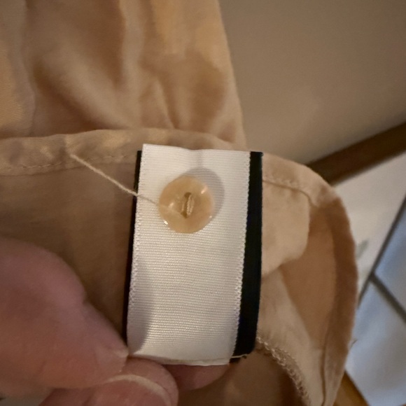 Torrid Tan Button-Down Blouse - Picture 6 of 6